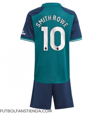 Arsenal Emile Smith Rowe #10 Tercera Equipación Niños 2023-24 Manga Corta (+ Pantalones cortos)
